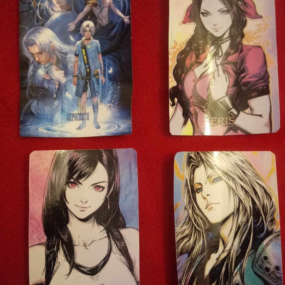 Anime Videogame Gamer Final Fantasy 7 FF7 Stickers Set Of 5!